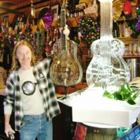 Tom Hall & Ice Sculpture